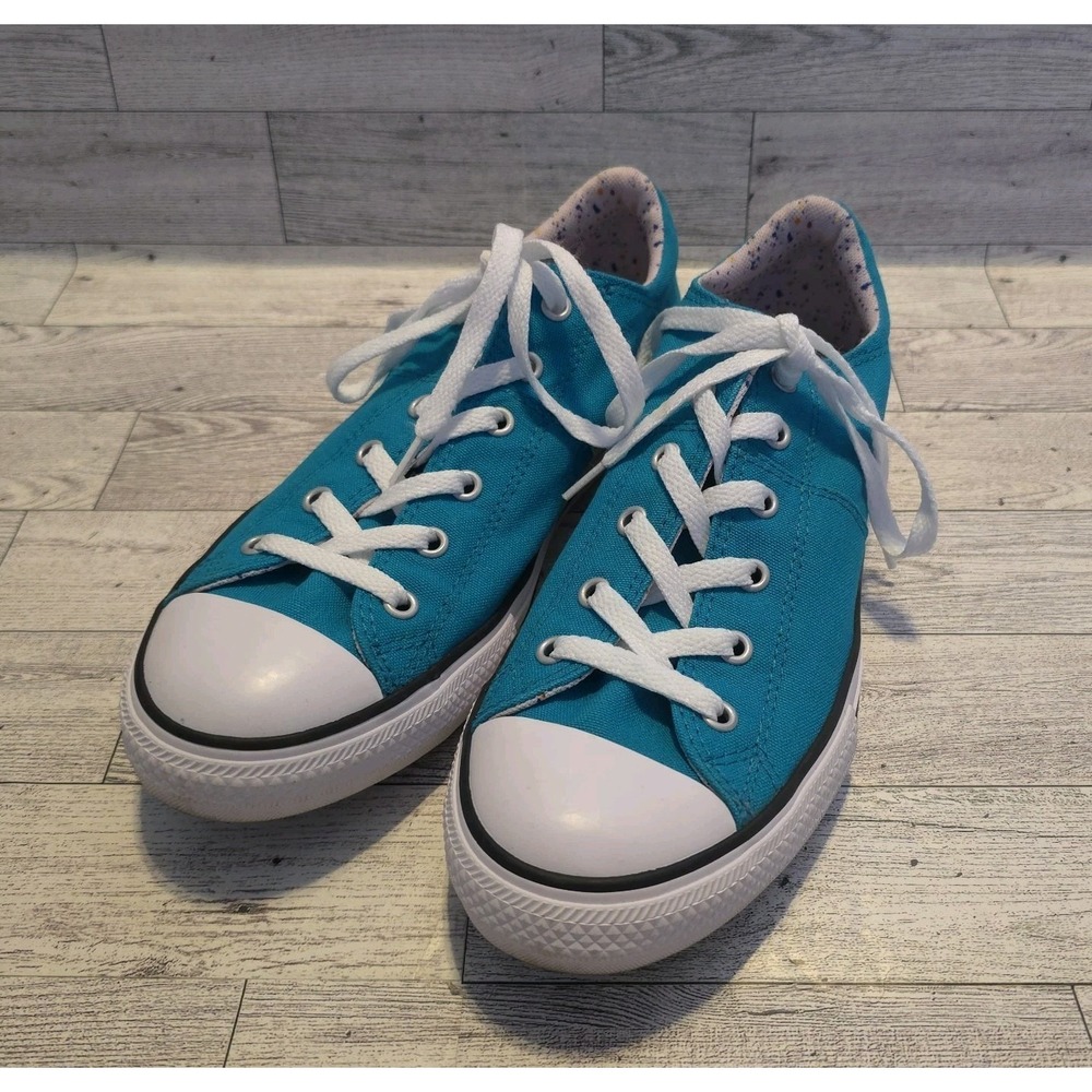 Converse Girls Boys‎ Junior All Star Shoes Turbo Green Sneakers Shoes Size 6